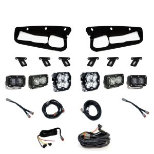 Ford Bronco Squadron Pro Lights - Baja Designs - Spot / S2 SAE / S2 Pro D/C FPK - `21-`25